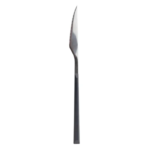 Faca de mesa LUNE inox com cabo preto