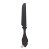 Faca decorativa preta para parede em mdf 77,5cm