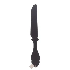 Faca decorativa preta para parede em mdf 77,5cm