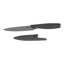 Faca em cerâmica com capa proteção preta 12,5cm