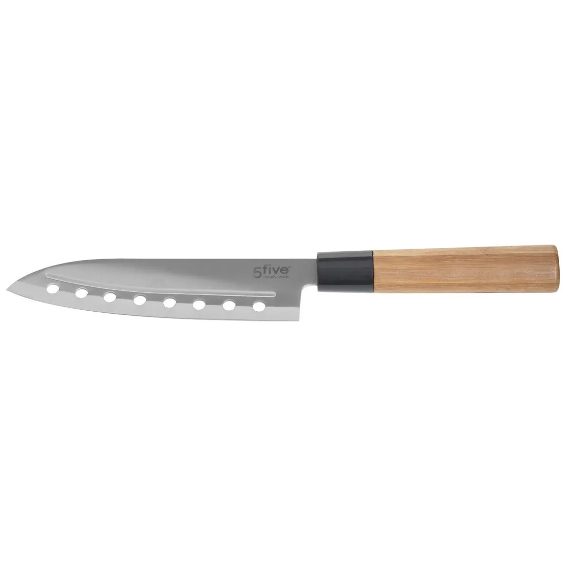 Faca SANTOKU com cabo em bambu