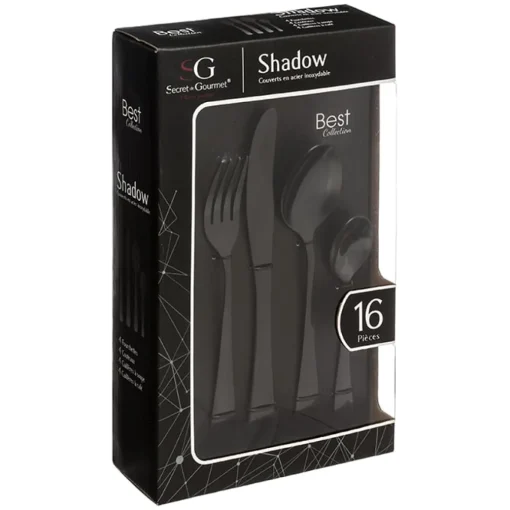 Faqueiro de 16 peças SHADOW em inox