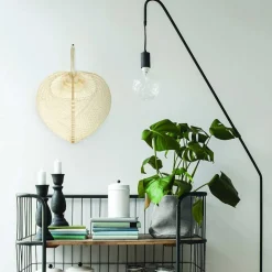 Figura decorativa FOLK folha em bambu