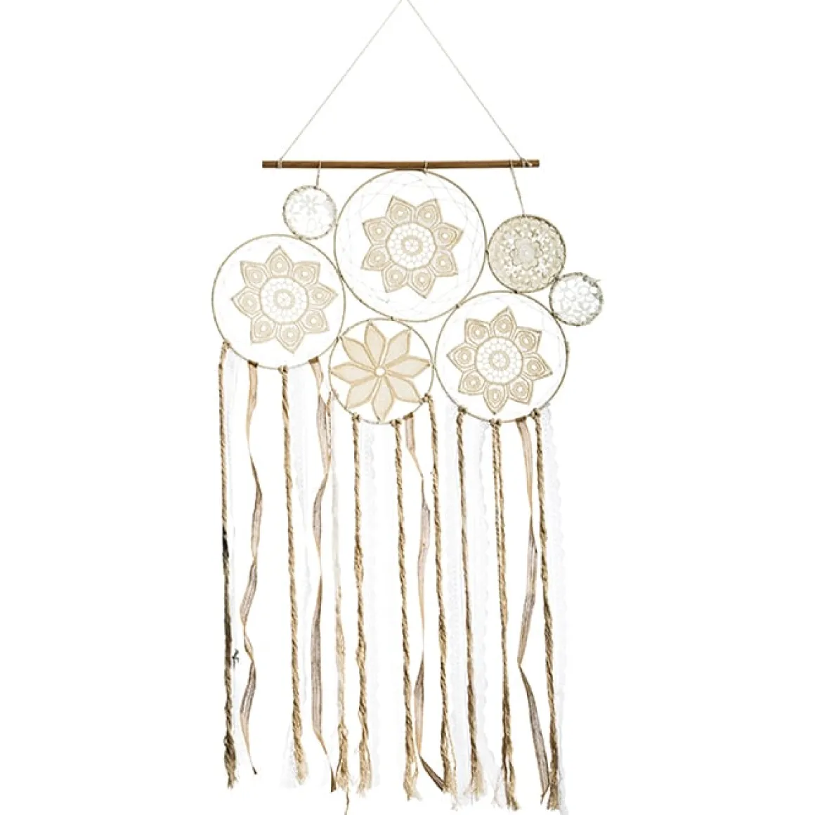 Filtro de sonhos ÉTÉ INDIEN bege 107x59cm