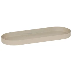 Floreira AZE em metal bege 27cm
