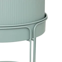 Floreira AZE em metal verde 27cm
