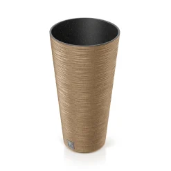 Floreira FURU eco wood castanha 48cm
