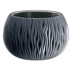 Floreira SANDY bowl cinza antracite 29cm