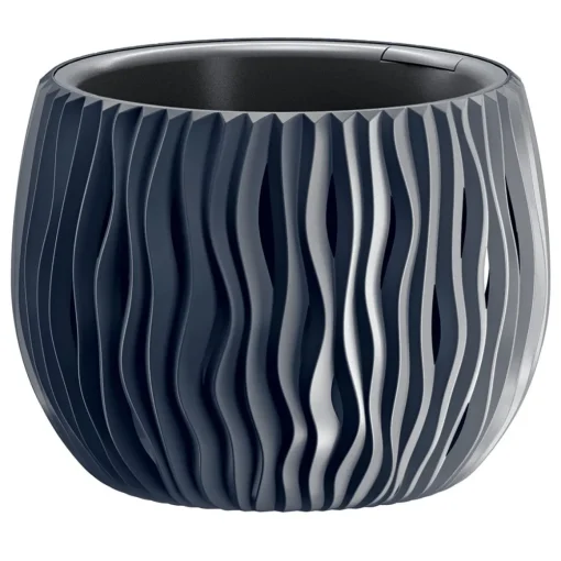 Floreira SANDY bowl cinza antracite 18cm