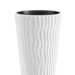 Floreira SANDY slim branco 62cm