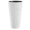 Floreira SANDY slim branco 53cm