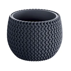 Floreira SPLOFY bowl cinza antracite 18cm