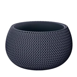 Floreira SPLOFY bowl cinza antracite 29cm