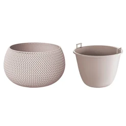 Floreira SPLOFY bowl taupe 29cm