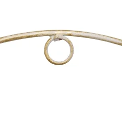 Floreira TINO em metal branco 28cm