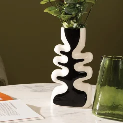 Floreira TWISTED LIME em cerâmica 28cm