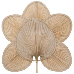 Folha de palmeira decorativa SELMA em bambu 70cm