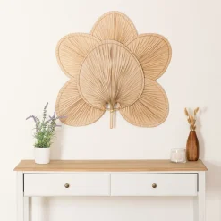 Folha de palmeira decorativa SELMA em bambu 70cm