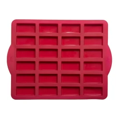 Forma em silicone para 24 biscoitos