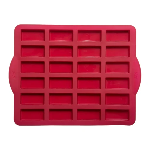 Forma em silicone para 24 biscoitos