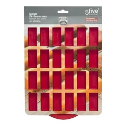 Forma em silicone para 24 biscoitos