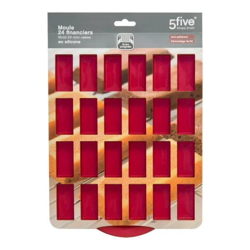 Forma em silicone para 24 biscoitos