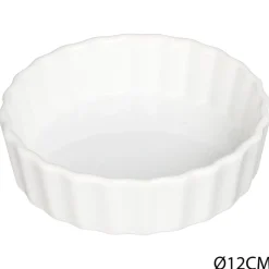 Forma p/ tartelette branca em cerâmica