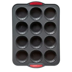 Forma para 12 MINI tartes SILITOP cinza