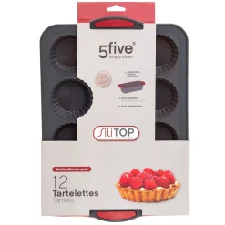 Forma para 12 MINI tartes SILITOP cinza