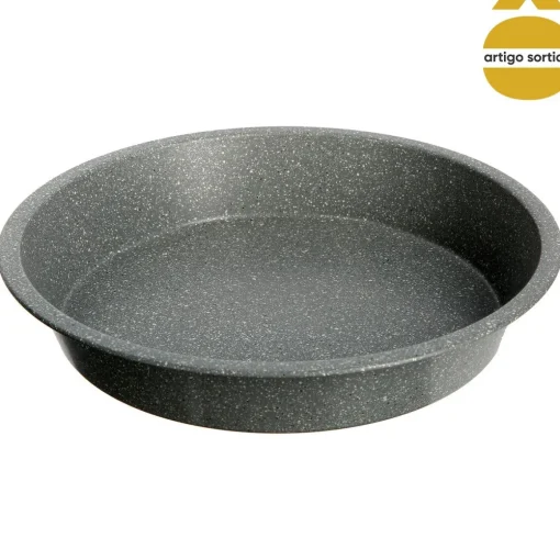 Forma para bolo em aço cinza