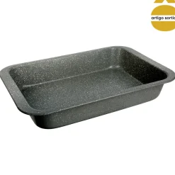Forma para bolo em aço cinza