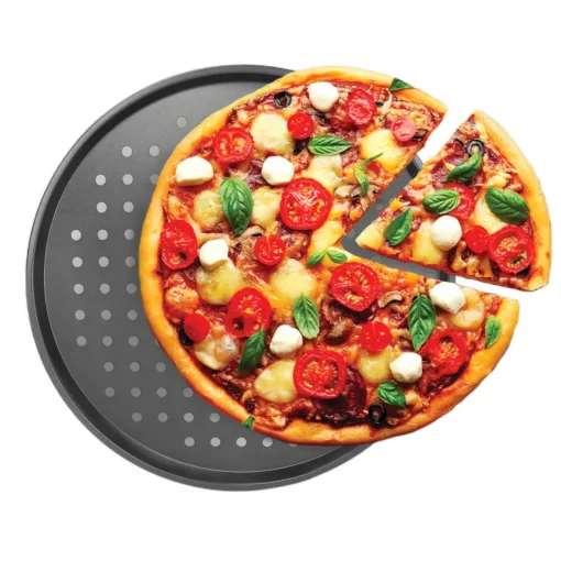 Forma para pizza em aço 33cm