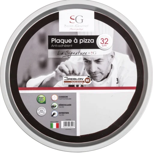 Forma para pizza preta SIGNATURE