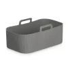 Forma rectangular de silicone para fritadeira airfryer