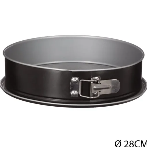 Forma redonda desmontável 28cm preta