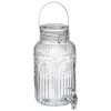 Frasco com torneira MONA em vidro 3,8l