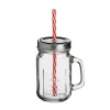 Frasco de vidro com palhinha 45cl