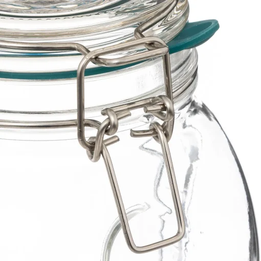 Frasco de vidro com tampa hermética 1,5l