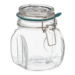 Frasco de vidro com tampa hermética 500ml