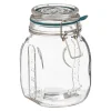 Frasco de vidro com tampa hermética 750ml