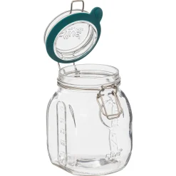 Frasco de vidro com tampa hermética 750ml