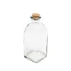 Frasco de vidro com tampa em cortiça 750ml