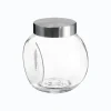 Frasco de vidro p/cozinha c/tampa 650ml