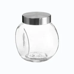 Frasco de vidro p/cozinha c/tampa 650ml