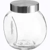Frasco de vidro p/cozinha c/tampa 2,1l