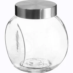 Frasco de vidro p/cozinha c/tampa 2,1l