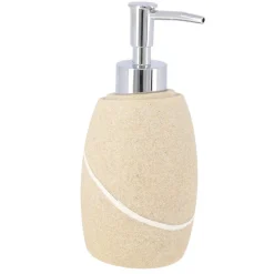 Frasco doseador wc bege efeito pedra