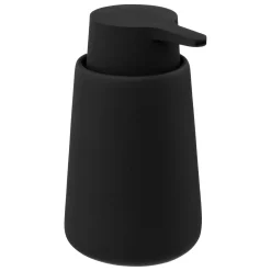 Frasco doseador wc COCON preto em cerâmica