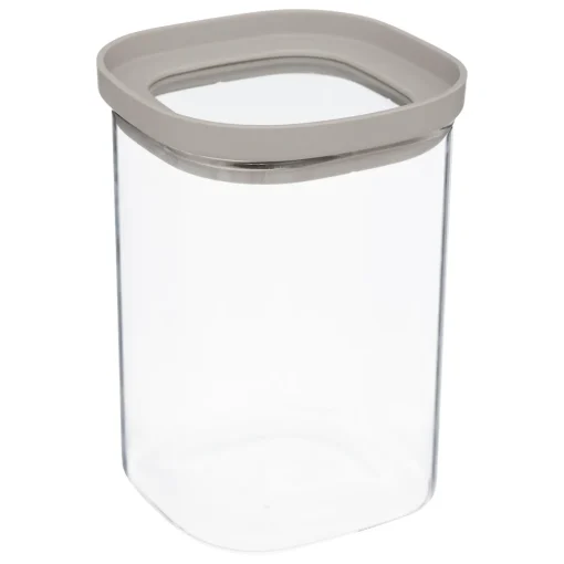 Frasco HERMET bege de vidro 1l