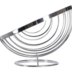 Fruteira descentrada em metal 26cm